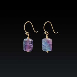 Bi-Color Fluorite Barrel Drops